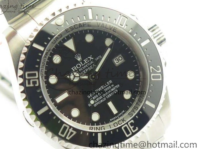 Best AAA Replica Sites Black DEEPSEA ARF Bracelet 904L 1:1 Best Case And SH SS 116660 3484 WaterResistant Sea-Dweller Edition 1217